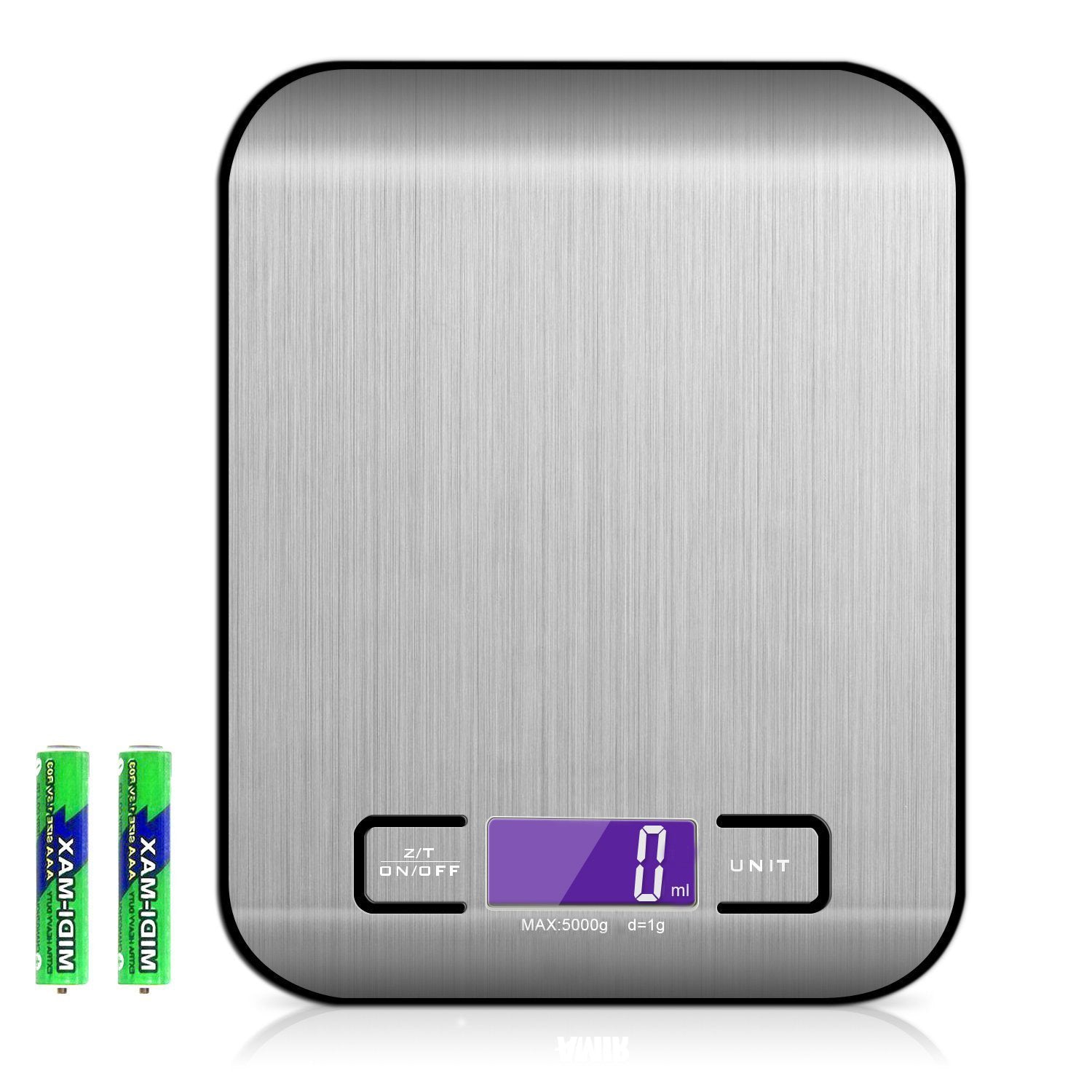 Elevate Your Cooking with the Rechargeable Flat Stainless Steel Kitchen Scale